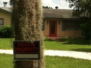The house where Melissa Stoddard lived in Sarasota. (Staff photo / Gabrielle Russon)